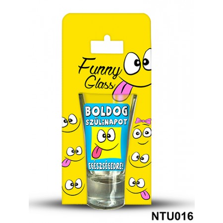 Születésnapi pálinkás poharak